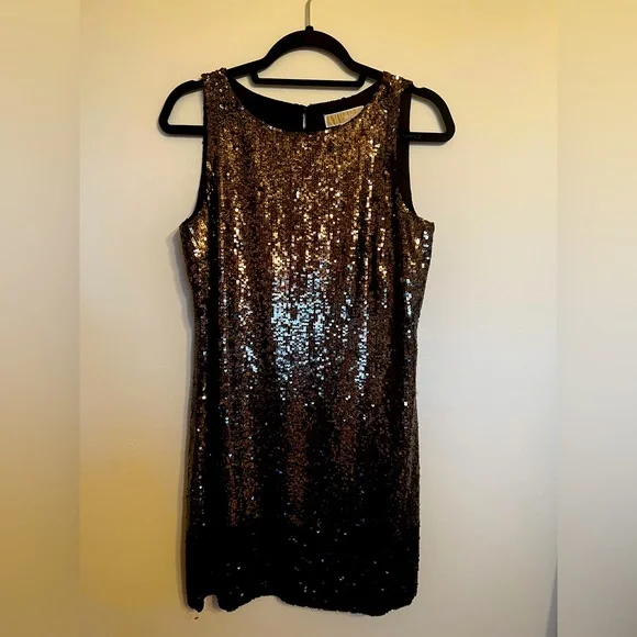 Dresses | Michael Kors Dark Gold With Black Accent Dress Medium | Poshmark Dresses | Michael Kors Dark Gold With Black Accent Dress Medium | Poshmark